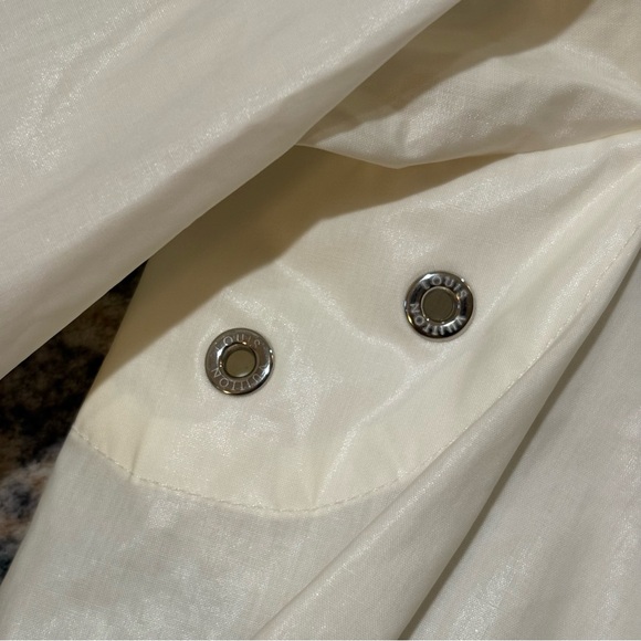Louis Vuitton Lightweight Hooded Windbreaker Rain Jacket Cream Size 4 size S - Picture 4 of 16